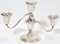 101514 GORHAM STERLING THREELIGHT CANDELABRUM H 7
