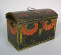 New York toleware dome top document box ca 1820