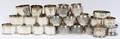 091467 STERLING  SILVERPLATE NAPKIN RINGS 24