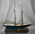 012477 TWO MASTED GAFF RIGGED SCHOONER MODEL 20TH C