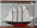 012475 GAFF RIG 3 MASTED SCHOONER WOOD SHIP MODEL