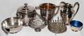 012445 SILVER PLATE TABLEWARE 8 PIECES H 1  10