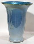 011505 LUNDBERG STUDIOS GLASS VASE 1992 H 11