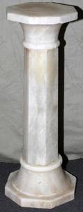 121514 ALABASTER PEDESTAL H 28 W 95