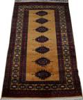 112473 BOKHARA ORIENTAL RUG YELLOW FIELD 3 X 5