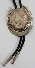 101564 US SILVER DOLLAR 1921 MOUNTED AS A BOLO TIE