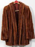 100416 BROWN MINK COAT