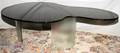 100387 FREE FORM GLASS COFFEE TABLE CONTEMPORARY