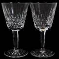 092460 WATERFORD LISMORE CRYSTAL WINE GLASSES 9