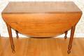 121552 AMERICAN WALNUT DROP LEAF TABLE LATE 19TH C