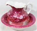 120461 DRESDEN PORCELAIN WASH BASIN AND PITCHER