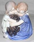 011540 ROYAL COPENHAGEN PORCELAIN CHILDREN WPUPPY
