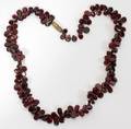 121559 FAUX RUBY BEAD NECKLACE L 8