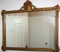 120434 CARVED GILT WOOD MIRROR