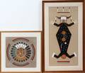 112518 NAVAJO SAND PAINTINGS TWO 23 X 11