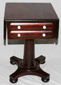 112493 EMPIRE MAHOGANY DROP LEAF END TABLE