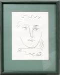 102521 PABLO PICASSO ETCHING 10 X 7 12