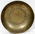 101611 CHINESE BRASS BOWL C 1930 DIA 10