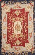 101602 FRENCH STYLE NEEDLEPOINT RUG 5 0 X 3 0