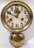 100464 BRASS SHIPS CLOCK WITH BELL H 10 W 7