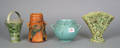 Four pcs of art pottery