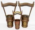 091556 JAPANESE BRASS BUCKETS THREE H 811