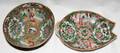 091529 CHINESE ROSE MEDALLION PORCELAIN BOWLS 19TH C