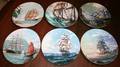 120497 ROYAL DOULTON STOBART LTD EDITION PLATES 6 PCS