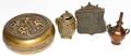 121588 BRASS  METAL WARE FOUR PIECES