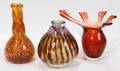 120474 CONTEMPORARY BLOWN GLASS VASES
