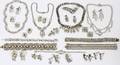 111595 VINTAGE NECKLACES BRACELETS  EARRINGS 20