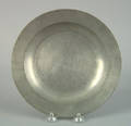 Philadelphia pewter plate early 19th c