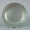 Philadelphia pewter plate mid 18th c