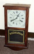 100466 REGULATOR 31 DAY MAHOGANY WALL CLOCK H 20