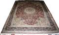 121055 FINE SILK RUG 10 0 X 8 0 HANDKNOTTED