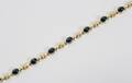 121052 7CT SAPPHIRE  DIAMOND BRACELET L 7 12