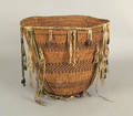 Large Apache twined burden basket ca 1890