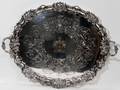 011027 VICTORIAN SILVERPLATE TRAY BY SMITH SISSONS