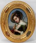 011001 BERLIN KPM PORCELAIN PLAQUE C 1900 9 X 6