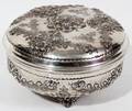 010019 800 SILVER COVERED DRESSER BOX H 4
