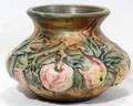 010052 WELLER BALDIN POTTERY VASE H 7 DIA 9