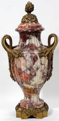 121006 F RAMBAUD FRENCH BRONZEMOUNTED MARBLE URN