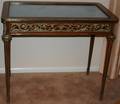 121044 FRENCH MAHOGANY  ORMOLU MOUNTED VITRINE