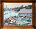 112032 KEN CHRISTENSEN 1951 OILCANVAS 24 X 36