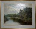 102027 HENRY H PARKER OIL ON CANVAS 16 X 23 FOREST