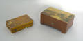 Two Swiss musical  dresser boxes