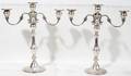 101020 GORHAM STERLING THREELIGHT CANDELABRA PAIR