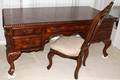 101040 GEORGIAN STYLE EXECUTIVE DESK  CHAIR H 32