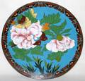 011069 JAPANESE CLOISONN CHARGER 19TH C DIA 12