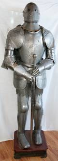041076 SPANISH SUIT OF ARMOR EARLY 20TH C H 70